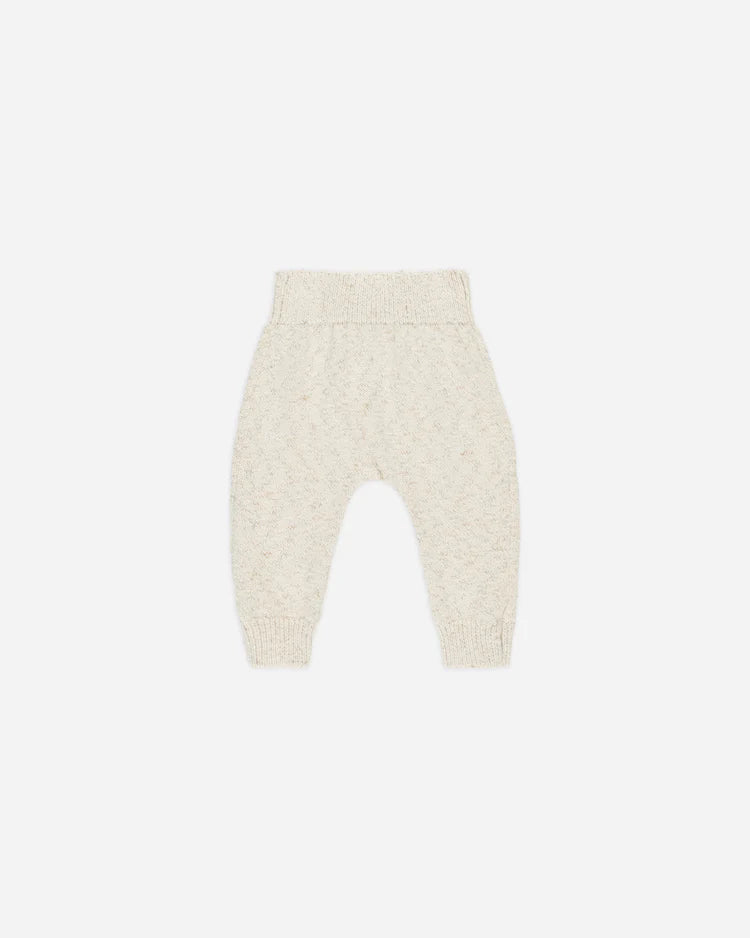 Knit Pant || Speckled Natural