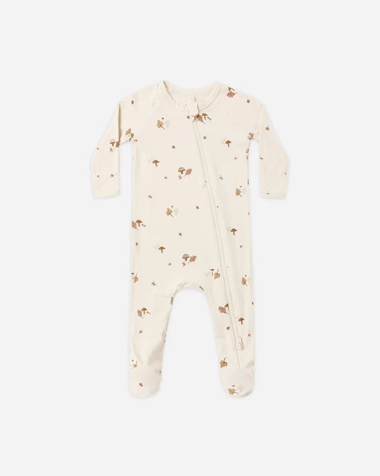 Bamboo Zip Footie Woodland