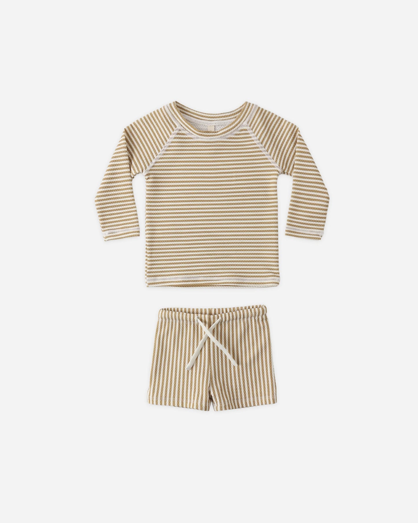 Finn Rashguard + Short Set Honey Stripe