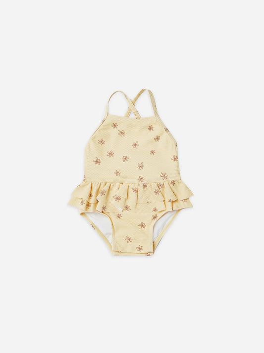 ruffled one piece swimsuit | blossom