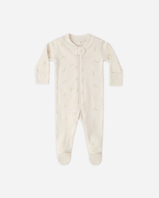 Zip Long Sleeve Sleeper Footie (Bunnies)