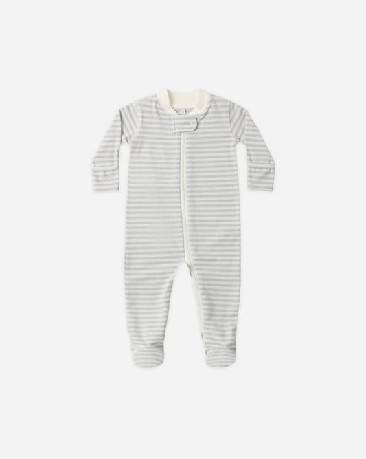 Zip Long Sleeve Sleeper Footie Cloud Stripe