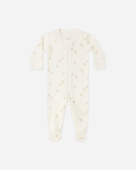 Zip Long SLeeve Sleeper Footie (Chicks)