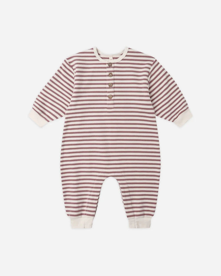 Relaxed Jumpsuit Mulberry Stripe