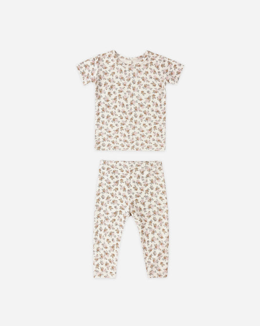 Bamboo Short Sleeve Pajama Set - Wildflower