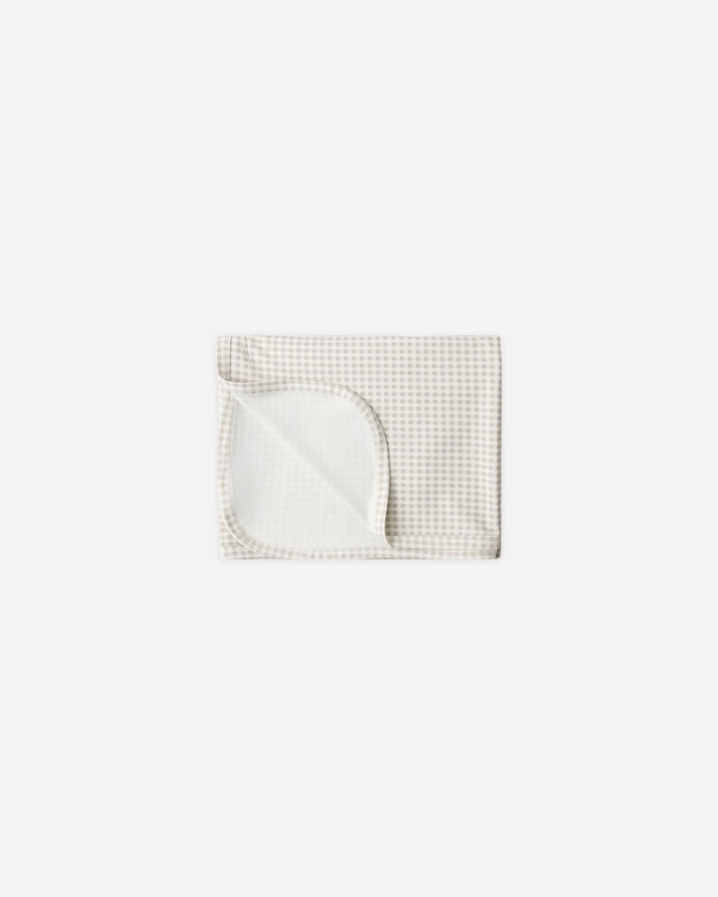 Bamboo Swaddle - Oat Gingham