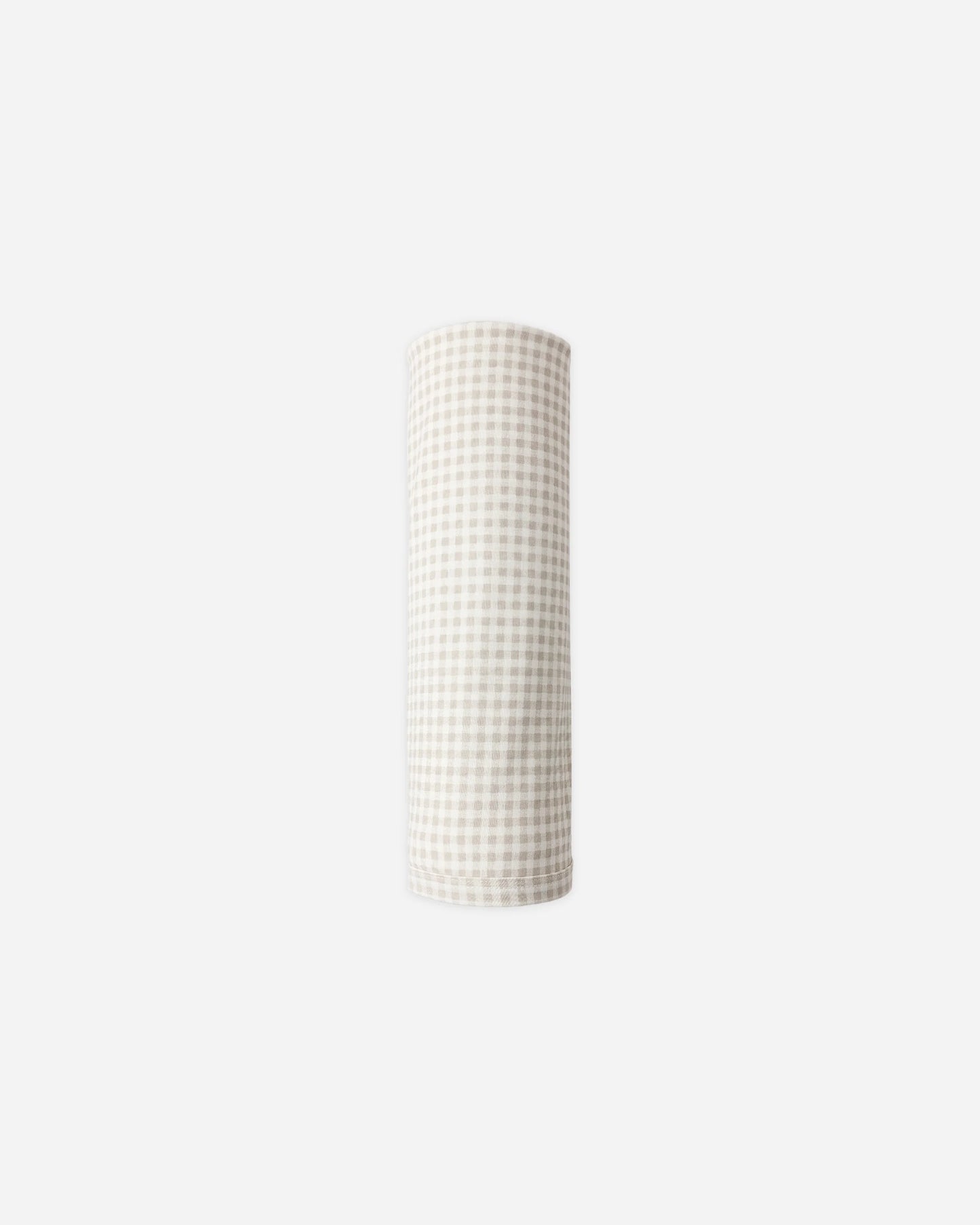 Bamboo Swaddle - Oat Gingham