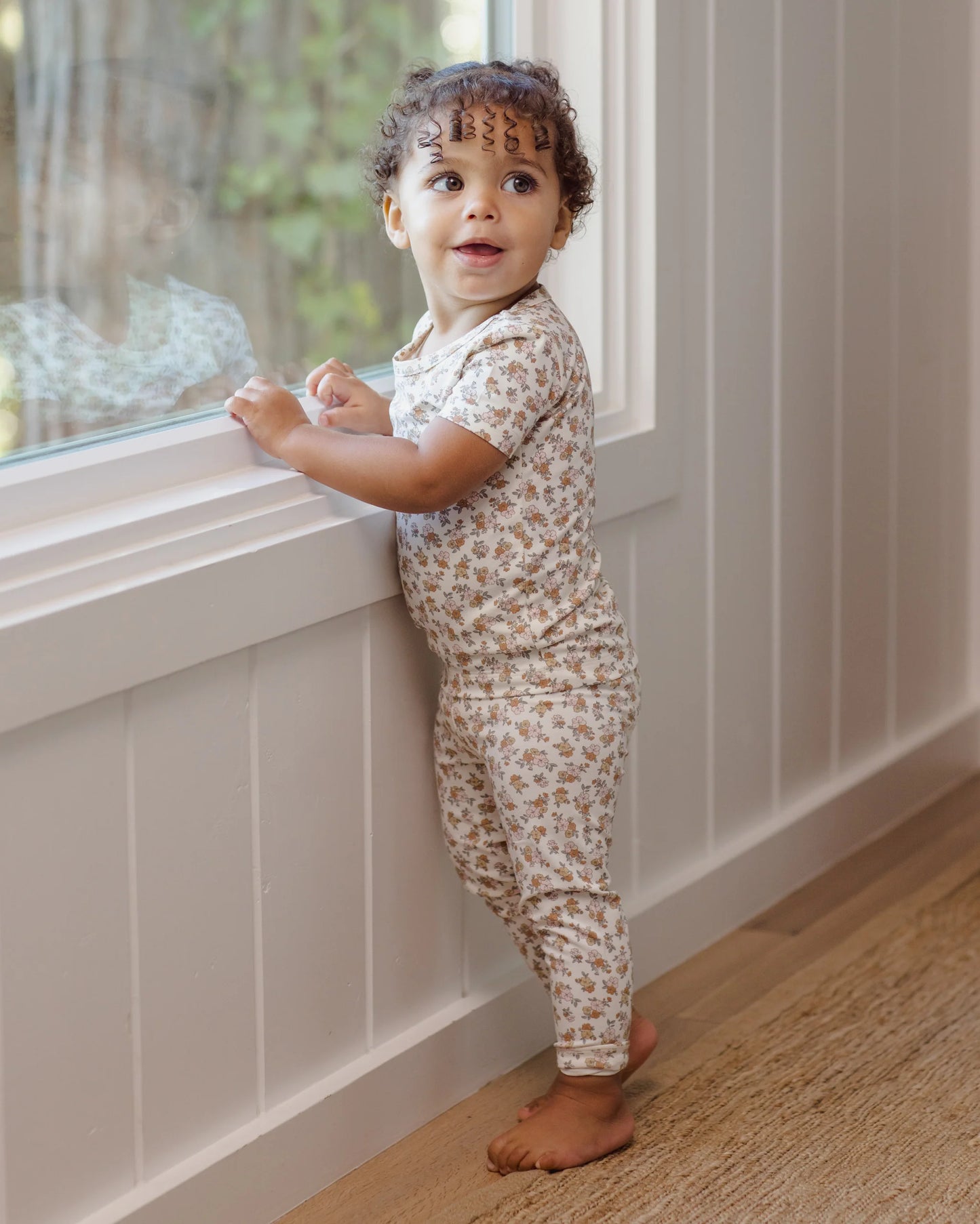 Bamboo Short Sleeve Pajama Set - Wildflower