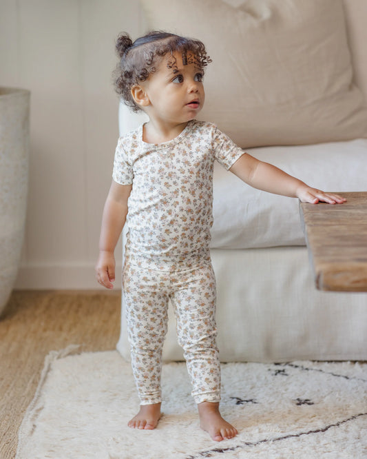 Bamboo Short Sleeve Pajama Set - Wildflower