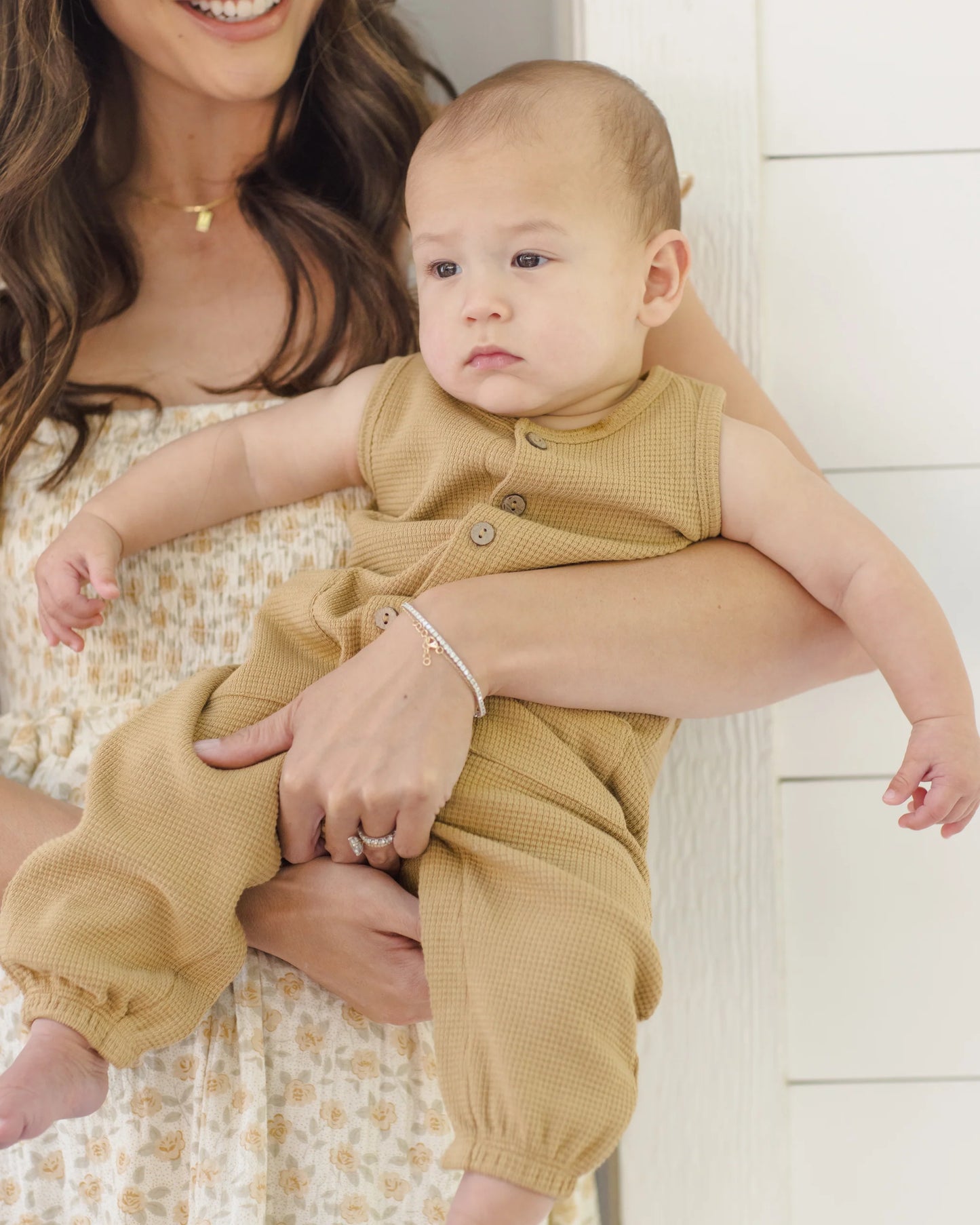 Waffle Jumpsuit Honey