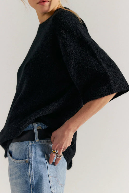 Black Margot SoftSpun Sweater Tee