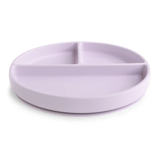 Silicone Suction Plate (Soft Lilac)