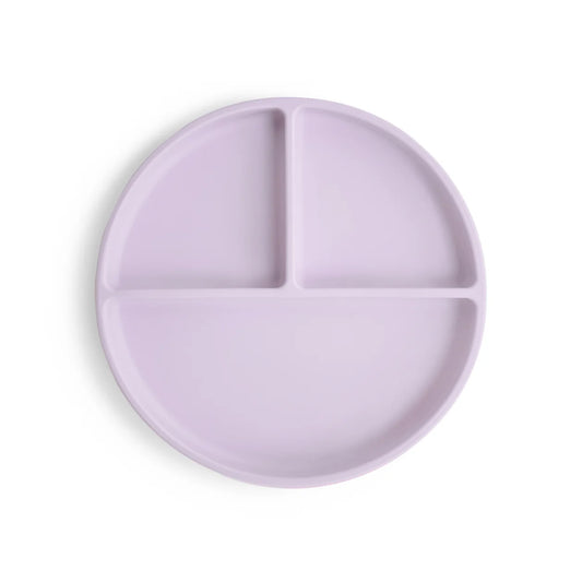 Silicone Suction Plate (Soft Lilac)