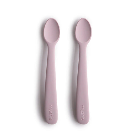 Silicone Feeding Spoons (Soft Lilac)