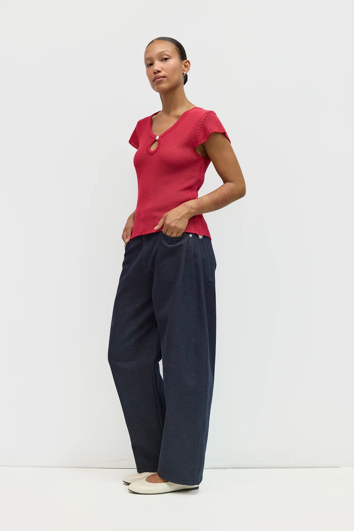 Red Wesley Top
