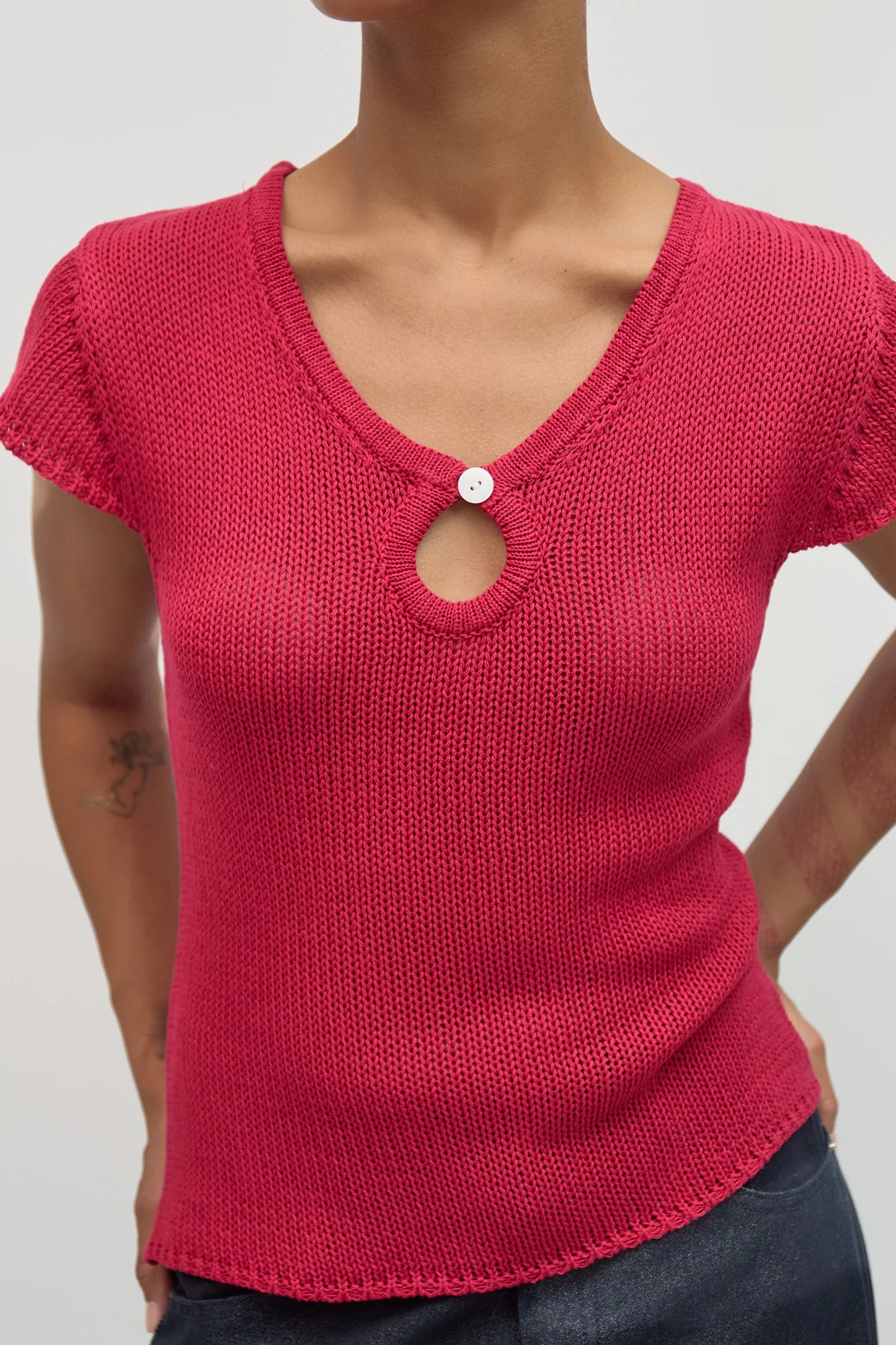 Red Wesley Top