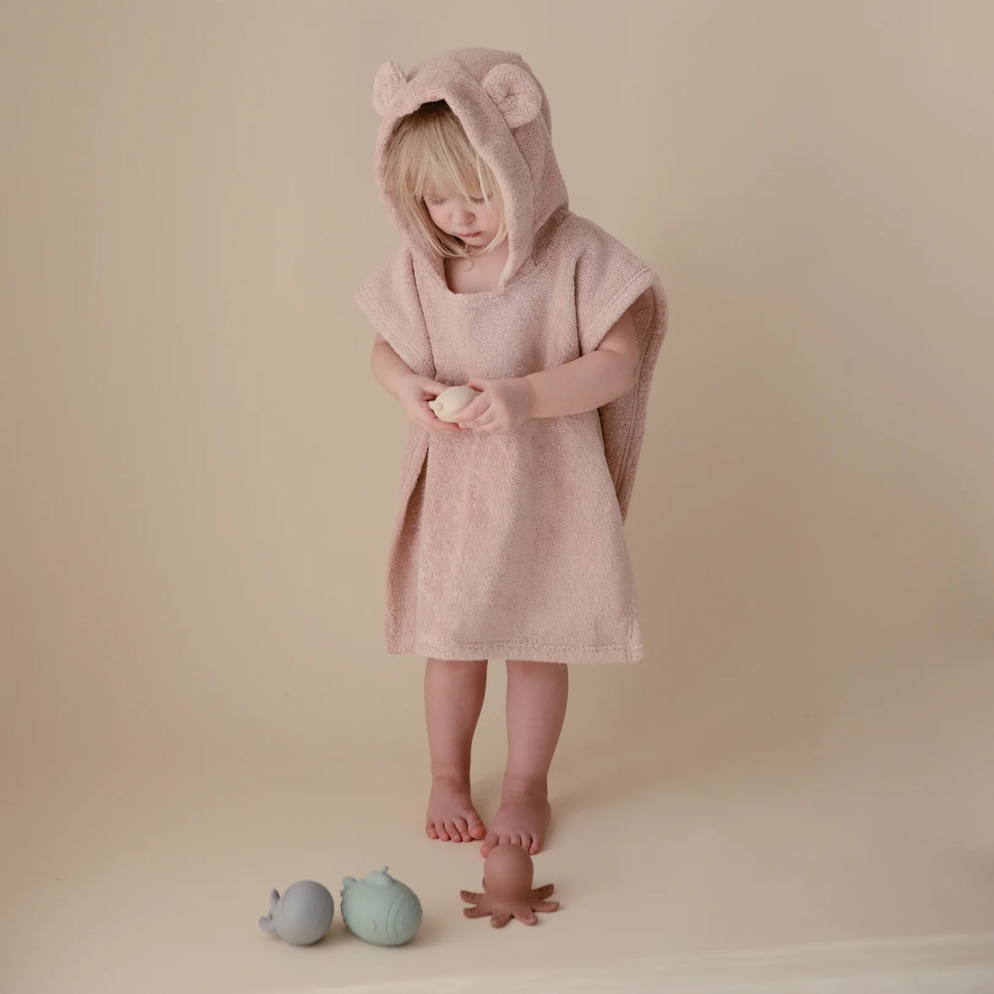 Bear Poncho Towel - Moss