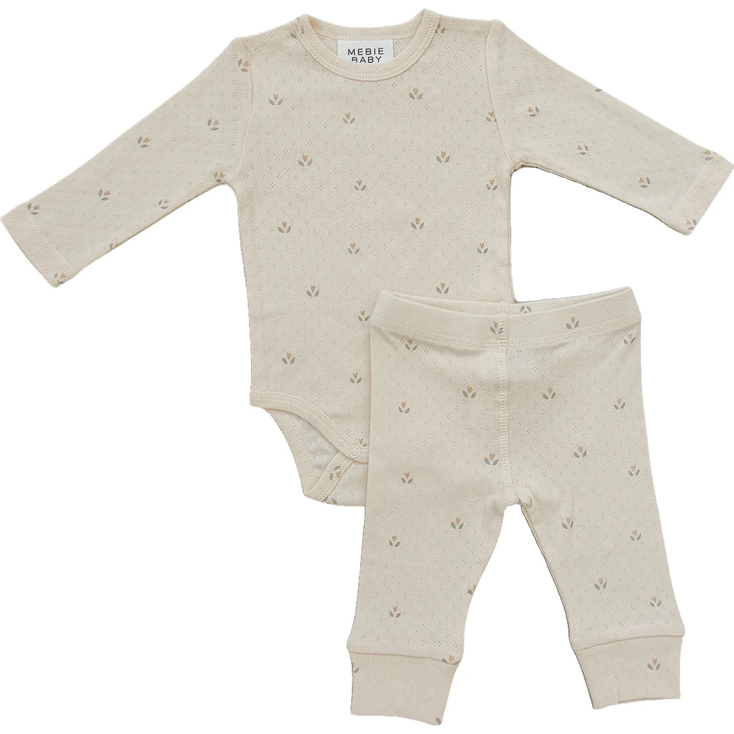 Cream Tulip Pointelle Set