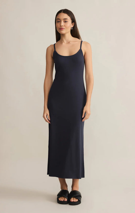 Waterfront Midi Dress (Eclipse)