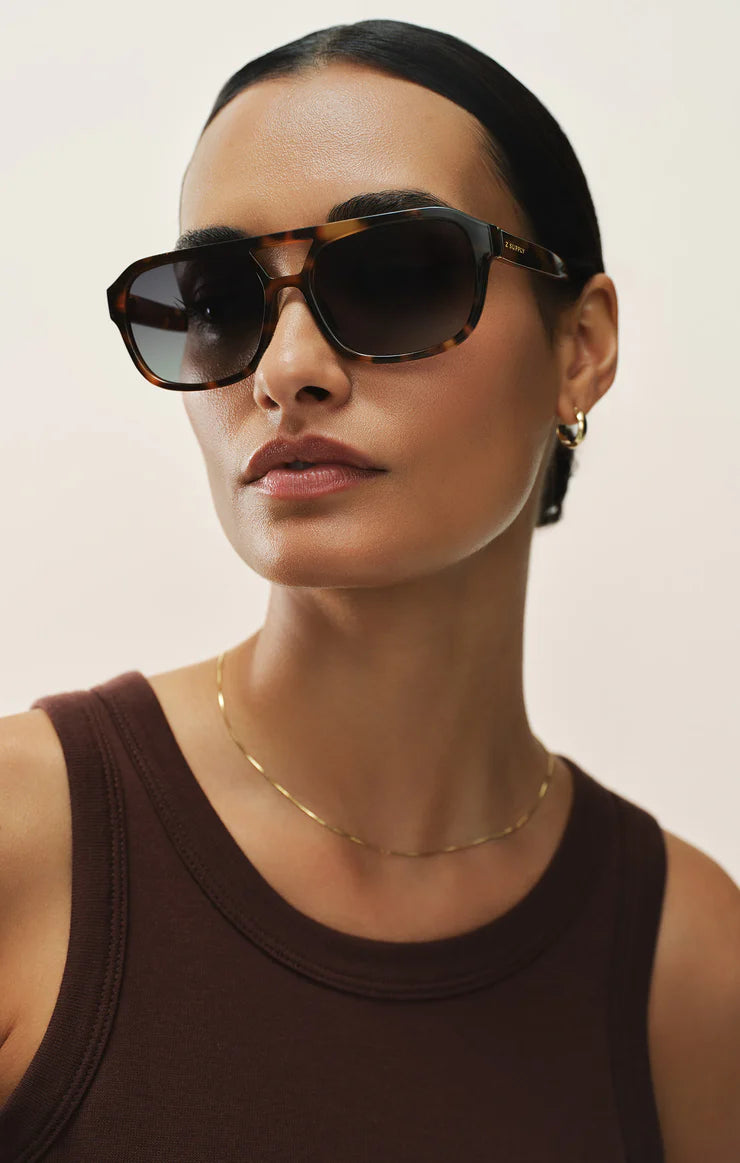 After Hour Polarized Sunglasses (Dark Tort - Gradient)