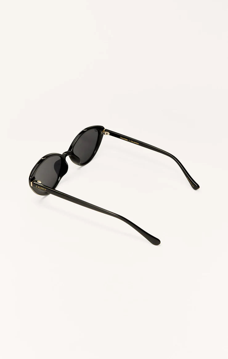 Nouveau Polarized Sunglasses - Polished Black / Grey