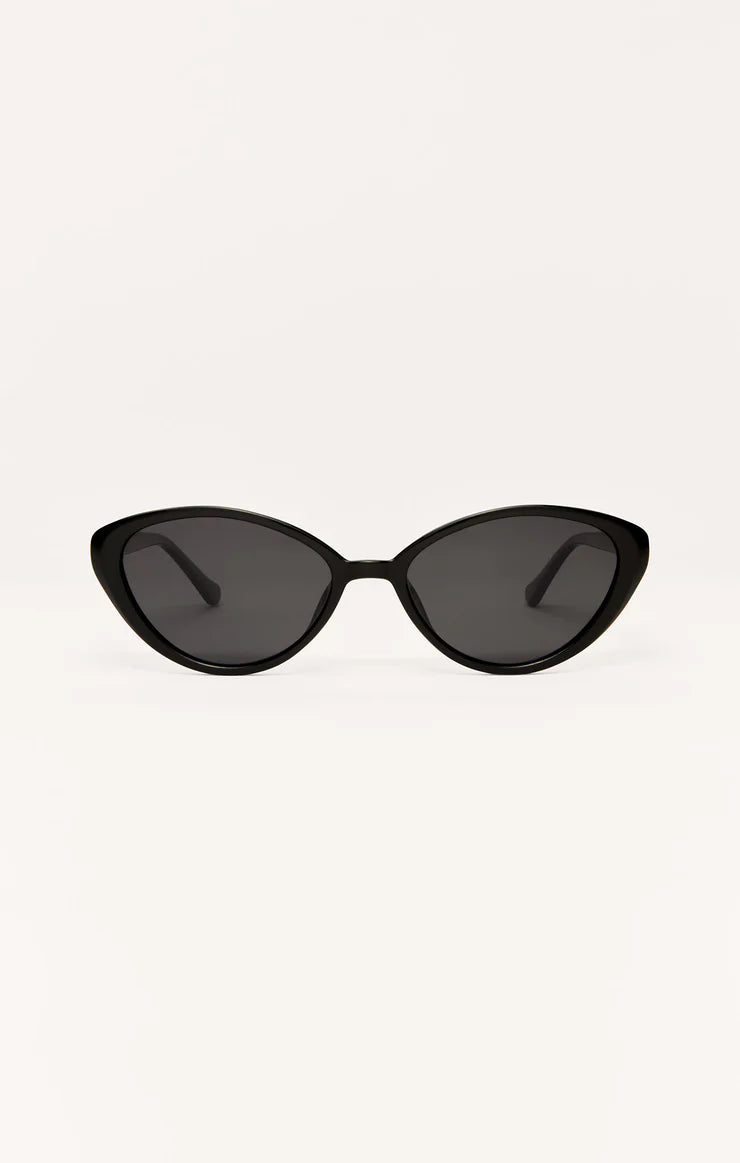 Nouveau Polarized Sunglasses - Polished Black / Grey