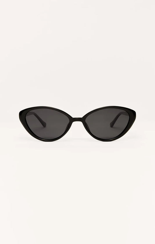 Nouveau Polarized Sunglasses - Polished Black / Grey