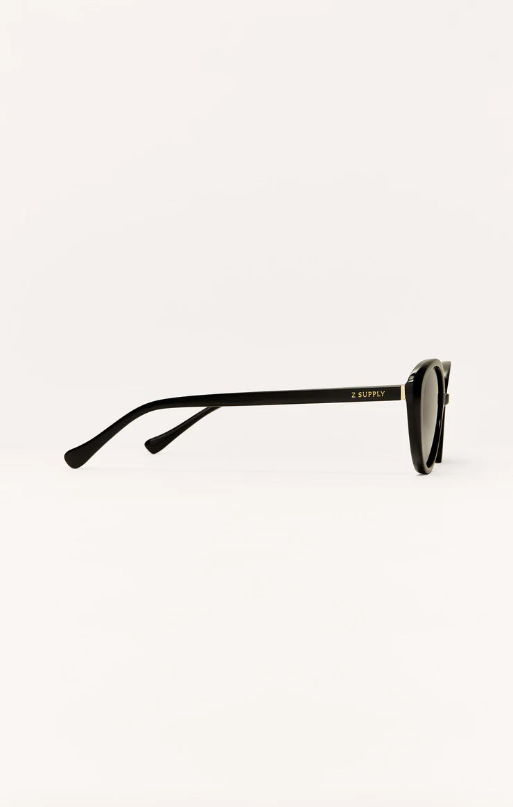 Nouveau Polarized Sunglasses - Polished Black / Grey