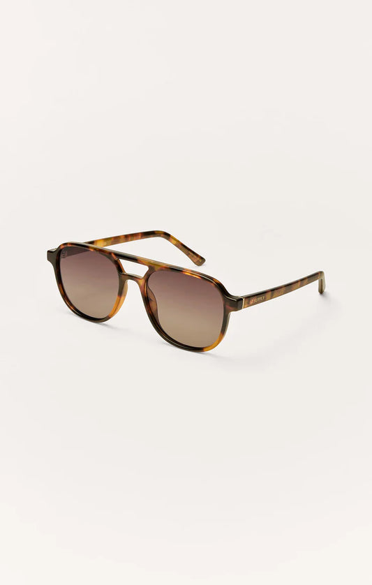 Tourist Polarized Sunglasses (Brown Tortoise)