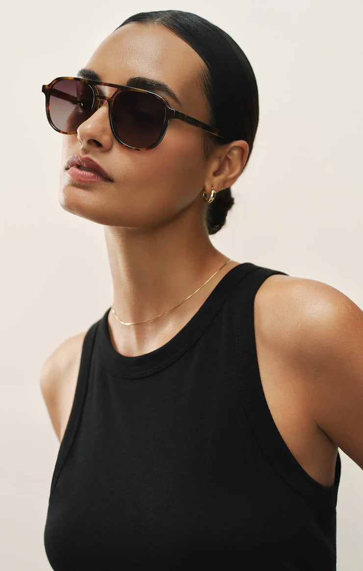 Tourist Polarized Sunglasses (Brown Tortoise)