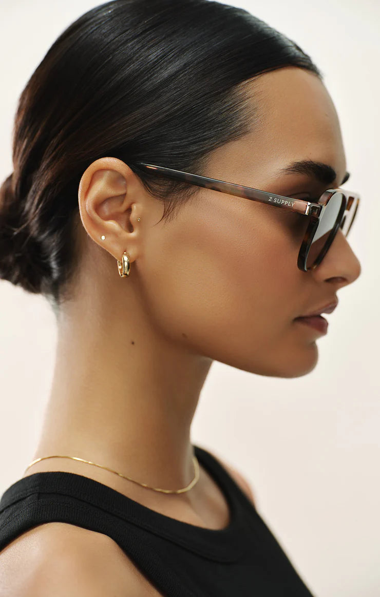 Tourist Polarized Sunglasses (Brown Tortoise)