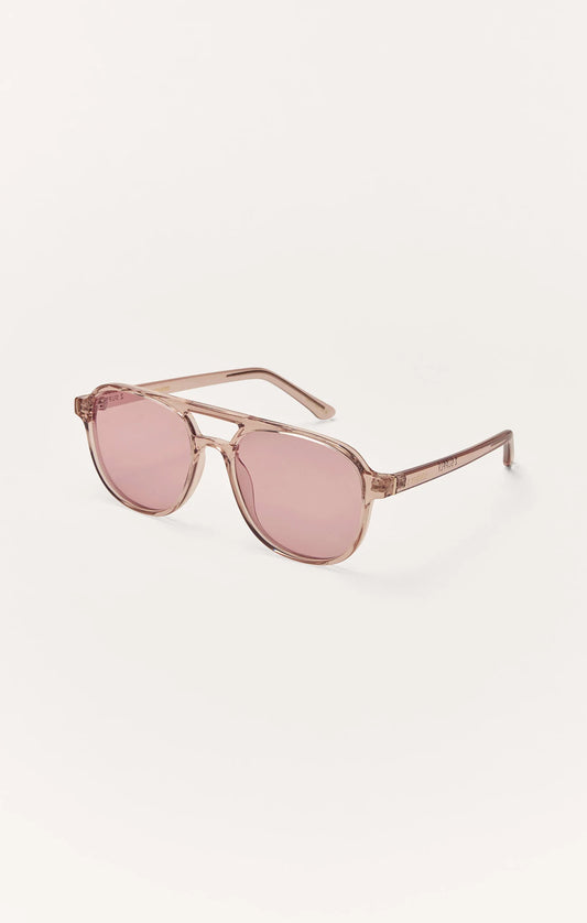 Tourist Polarized Sunglasses - Rose Crystal - Pink