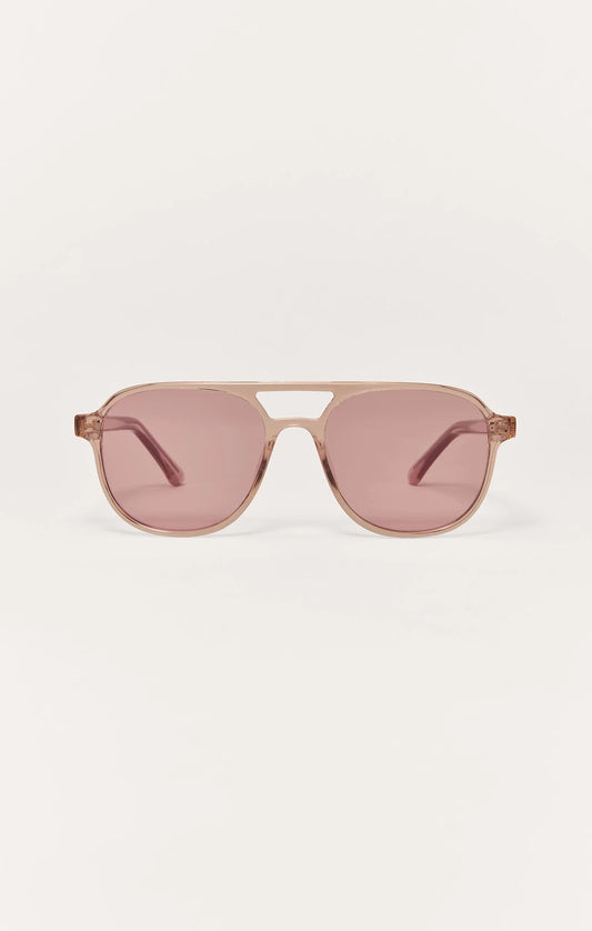 Tourist Polarized Sunglasses - Rose Crystal - Pink