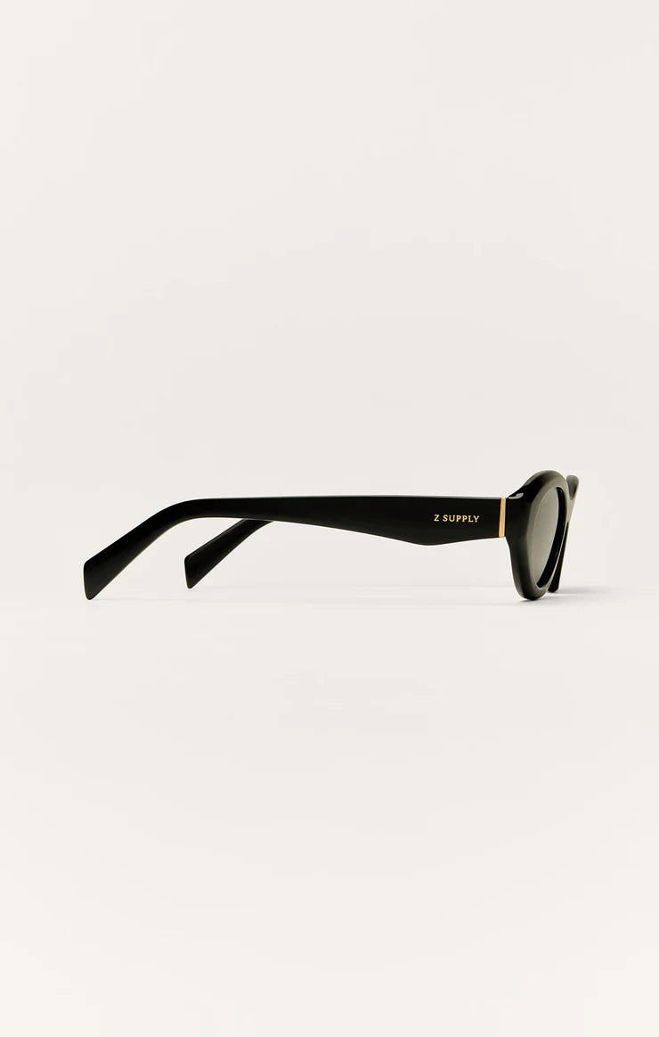 Polished Black + Grey Backstage Polarized Sunglasses