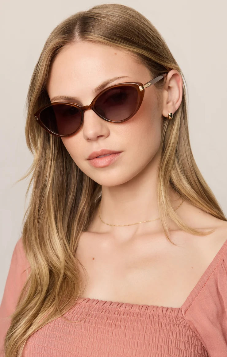 Caramel Gradient Palermo Polarized Sunglasses
