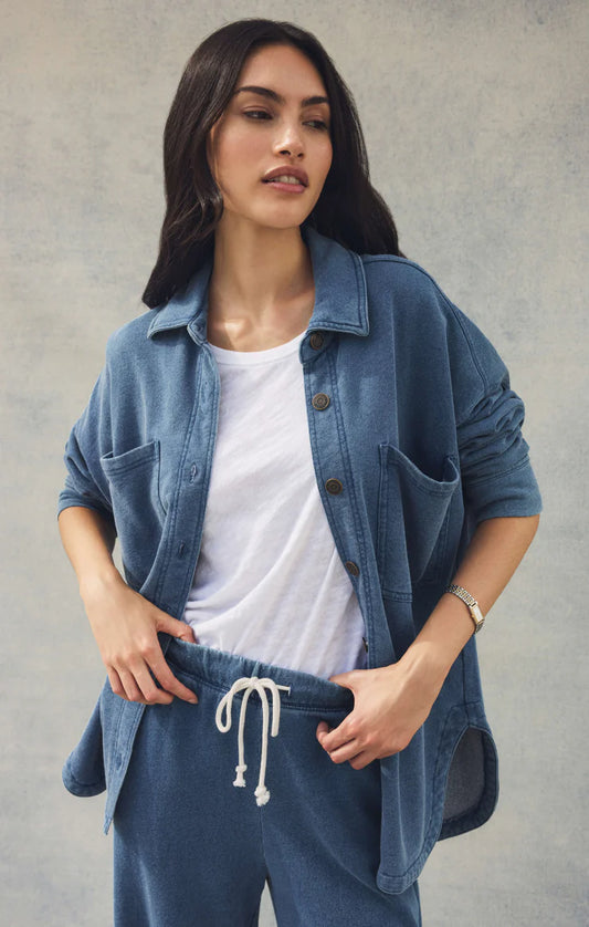 All Day Knit Denim Jacket (Vintage Indigo)