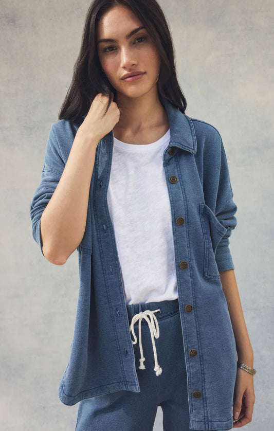All Day Knit Denim Jacket (Vintage Indigo)