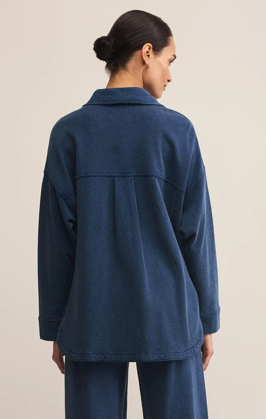 All Day Knit Denim Jacket (Indigo)