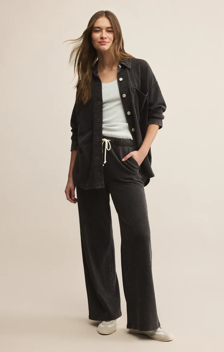 All Day Knit Denim Jacket (Vintage Black)