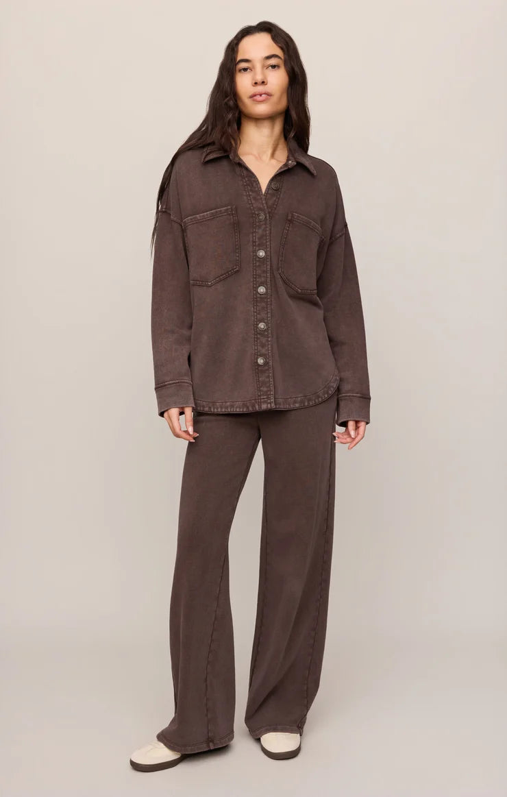 Dark Chocolate All Day Knit Jacket
