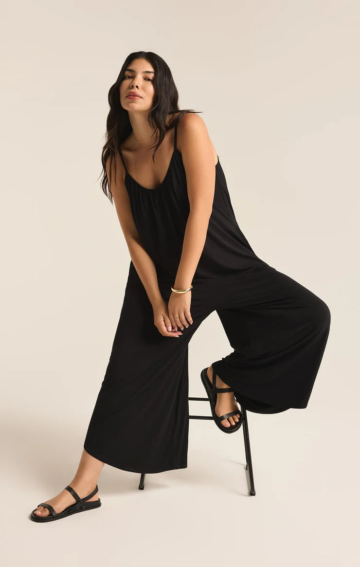 Flared Jumpsuit (Black)