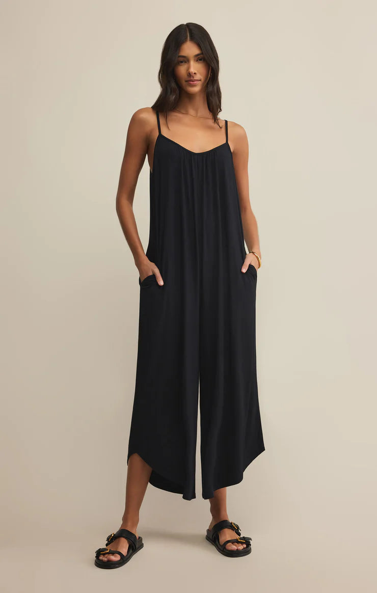 Flared Jumpsuit (Black)