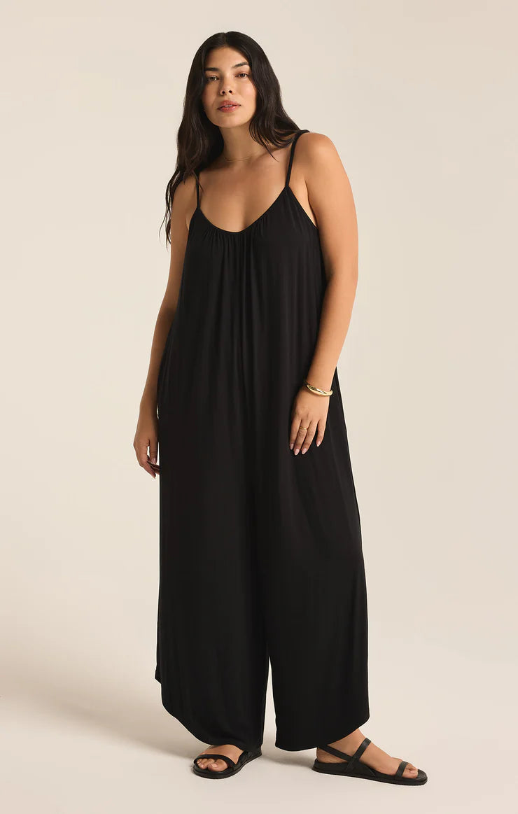 Flared Jumpsuit (Black)