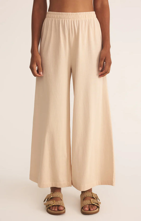 Scout Jersey Flare Pant (Panna Cotton)