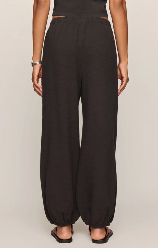Ash Black Deena Balloon Knit Jogger