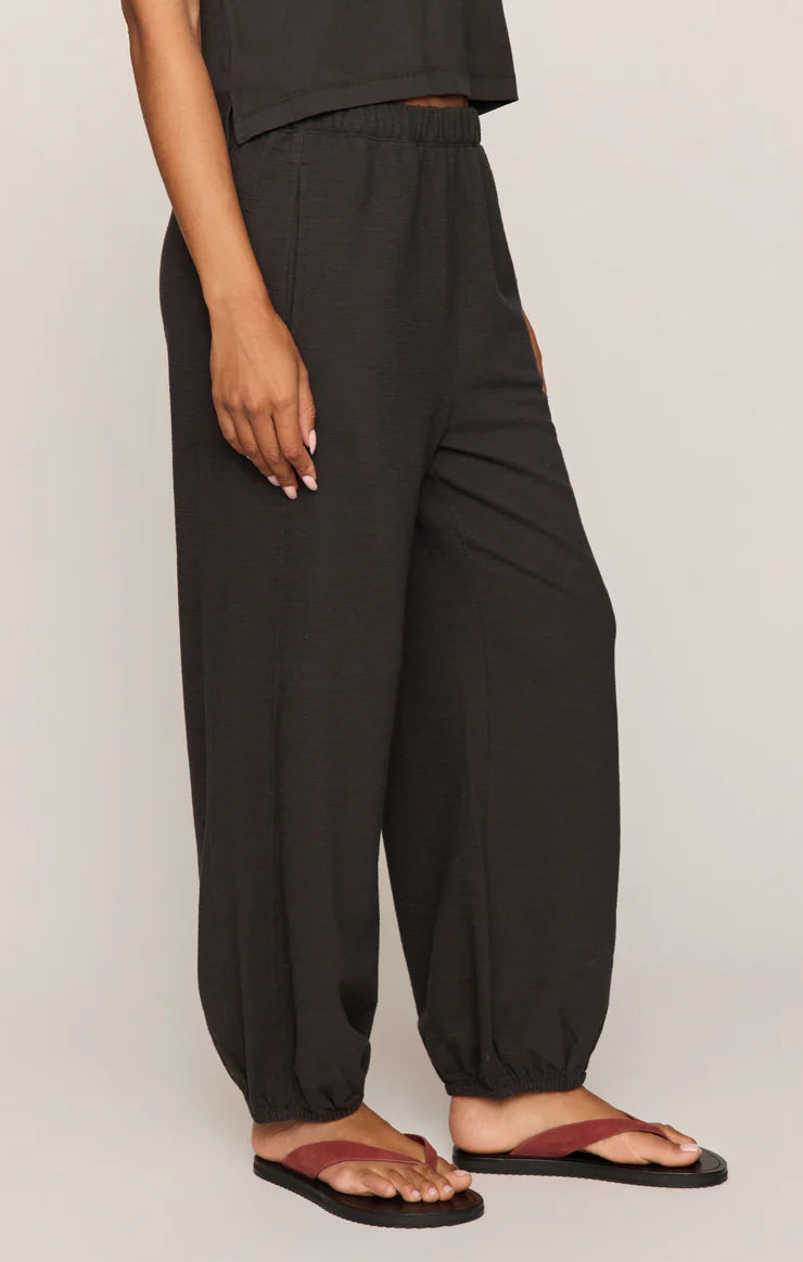Ash Black Deena Balloon Knit Jogger