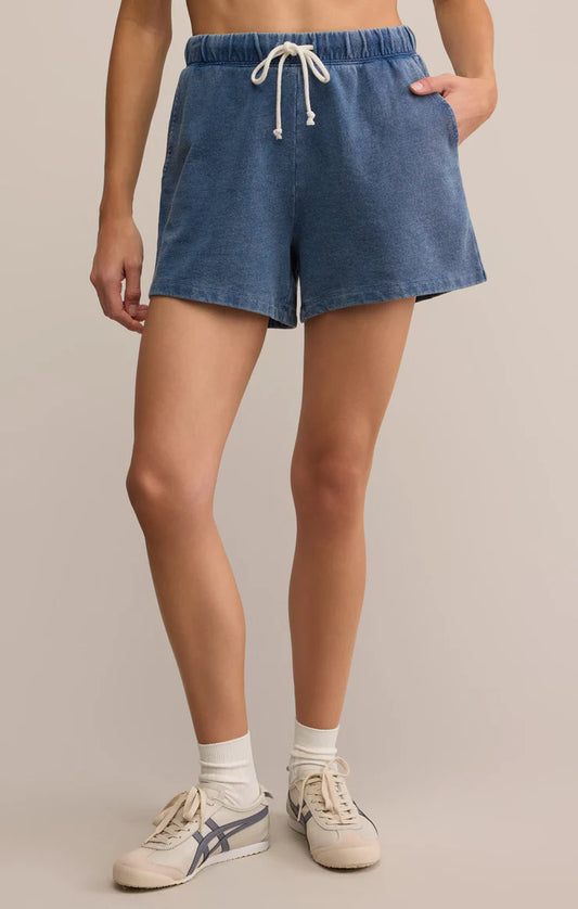 Hunter Knit Denim Short (Vintage Indigo)