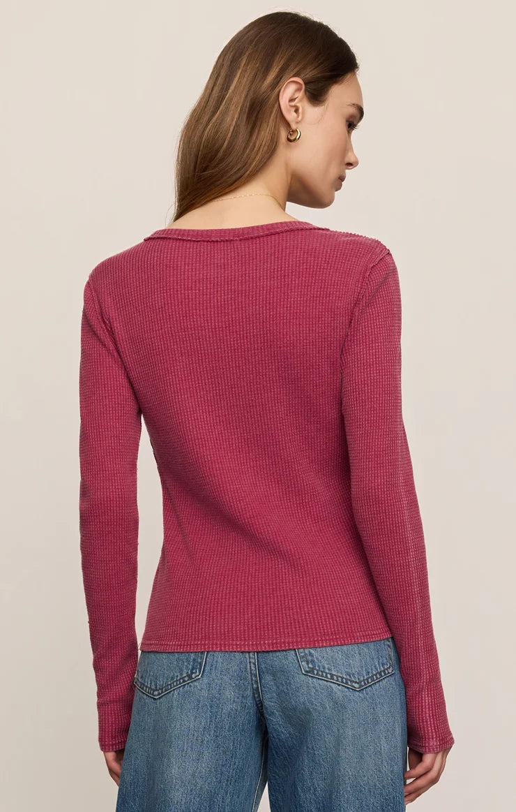 Red Dahlia Arlet Mini Thermal Top