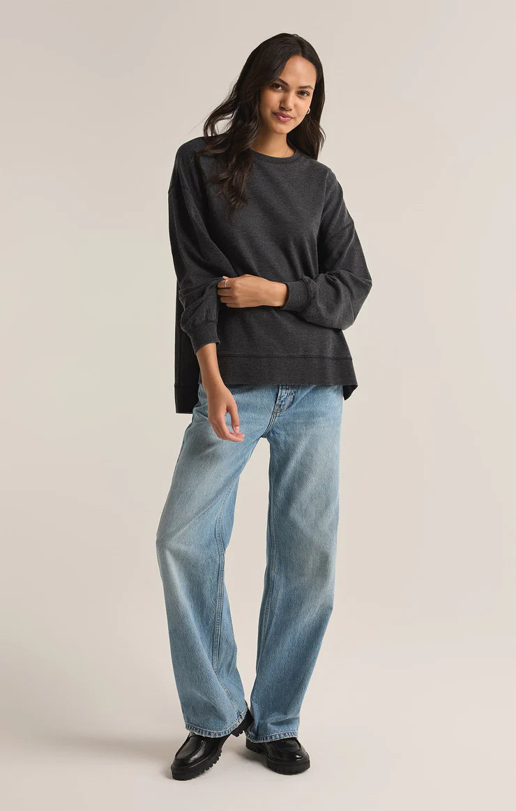Modern Weekender Sweatshirt (Black)