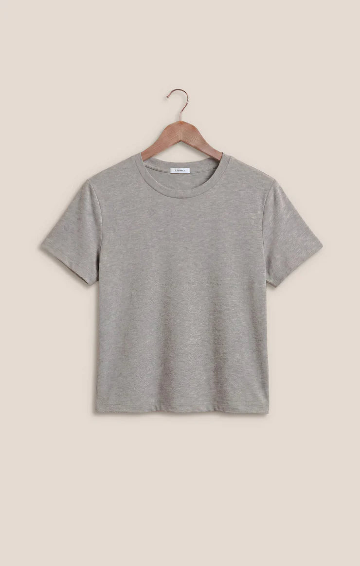 Heather Grey Tourist Airy Knit Jersey Tee